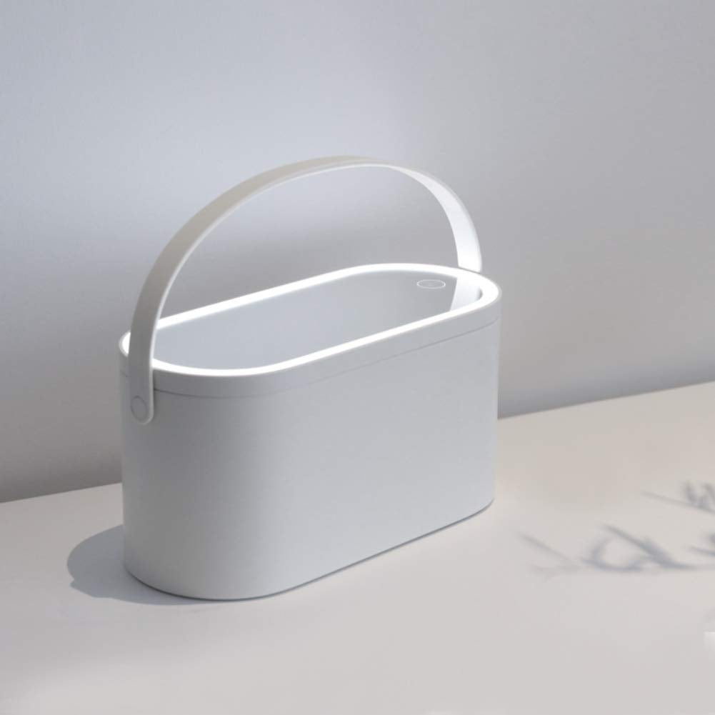Makeup-opbevaringsboks med LED-spejl